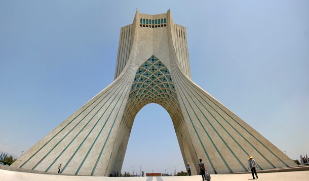 Azadi Tower Borj e-Azadi or Freedom Tower in Tehran Iran 