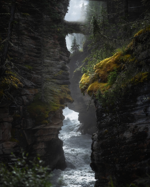 Easily my favorite shot from my trip to Canada last summer Taken at Athabasca Falls 