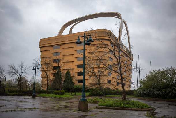 Headquarters of the now defunct Longaberger Company in Newark Ohio They made baskets