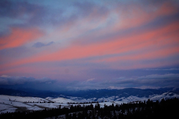 Intense Colorado sunset