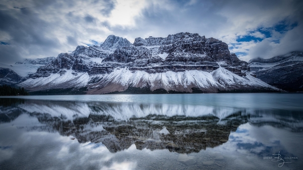 Not as popular as Reddit Lake but Bow Lake in Banff is also stunning 