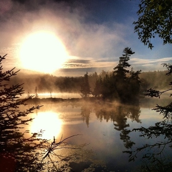 Sometimes getting up at am can be worth it - taken on my phone somewhere near Aubrey Falls and Massissagi Prov Park ONCA 