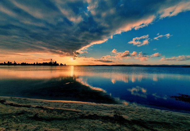 Sunset at Belmont Bay Australia 