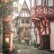 Spitzhuschen a narrow half-timbered house built in  located in Bernkastel-Kues Germany