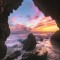 Sunsets best spent down in a sea cave Los Angeles CA   Insta worldpins