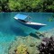 The beautiful clear waters of Ternate Island Indonesia 