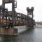 The BNSF rail lift bridge across the St Croix river between Minnesota and Wisconsin Built in  