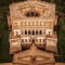 Villa Farnese a th century pentagonal Renaissance mansion built on the fortress foundations in the town of Caprarola Viterbo Northern Lazio Italy