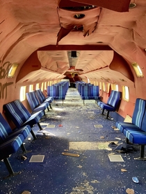  Abandoned airplane that lost hope to be converted into a restaurant in Northern Italy