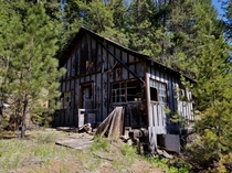  Abandoned cabin in the woods- Northeastern Oregon
