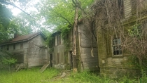  Abandoned employee houses from a mill closing decades ago in Maryland