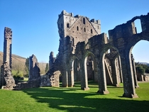  abandoned priory in Llanthony Wales Resolution unknown