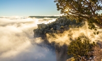  am temperature inversion Grand Canyon 