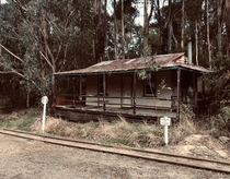  Bush Tramway Office Coal Creek Mine Victoria Australia