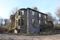 classical mansion that was gutted by fire in  and has been a ruin ever since