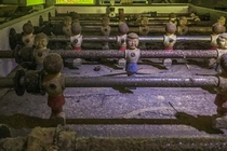  Foosball table inside of an abandoned house Nashville IN