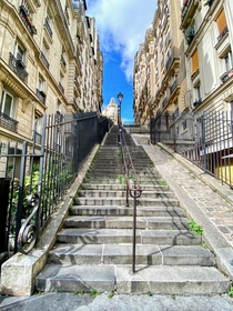  France - Paris  - The stairs of the Becquerel street