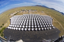  heliostats at the National Solar Thermal Test Facility 