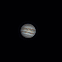  hour time-lapse of Jupiter with a transit of Europa