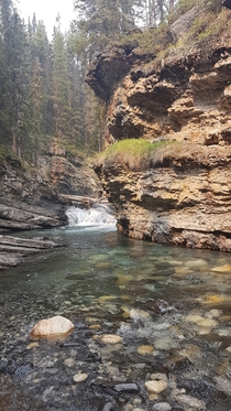  Johnson Canyon Stream in Banff National Park