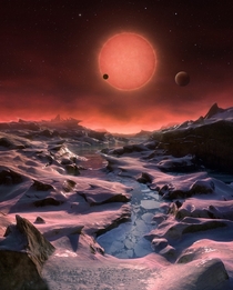  new Earth-sized exoplanets are orbiting the ultracool dwarf star TRAPPIST- located just  light-years away