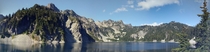  Panorama of Snow Lake Cascades WA