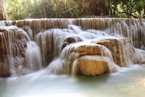  Second exposure at Tat Kuang Si Waterfalls Laos 