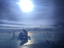  Taken from an airplane somewhere over the Atlantic Ocean