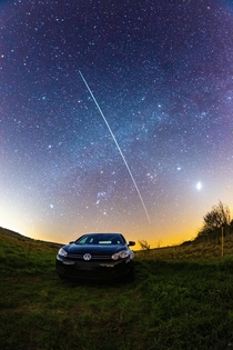  The ISS over the Golf of VW