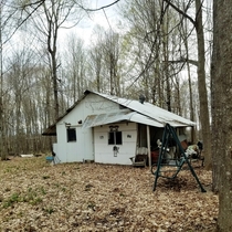  The shack my grandpa used to use when hed make maple syrup up until about  years ago Located in Northeastern Wisconsin