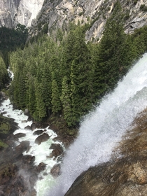  Top of Vernal Falls at Yosemite National Park x