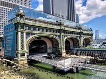  United States - New York - The Battery Maritime Building Ferry terminal south of Manhattan