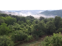  View from my balcony  Today it was a bit foggy Located outside Grevena  Greece