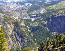  x View of Vernal Falls from Glacier Point