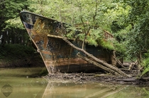  year old ghostship in a creek near Cincinnati OH