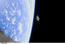  years ago astronauts aboard the ISS released an unneeded spacesuit filled with old clothes and fitted with a weak radio transmitter into space It orbited the Earth for a few weeks before burning up 