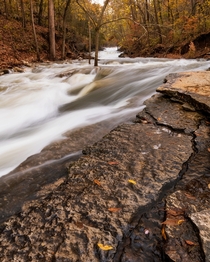 A beautiful fall scene from Northwest Arkansas Tanyard Creek 