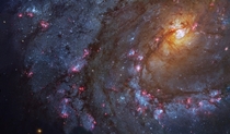 A beautiful picture of the Messier  galaxy 