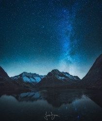 A bed of stars above Aletsch Glacier Switzerland  Pic by James Binder 
