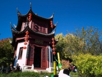 A Chinese pagoda Montreal Botanical Garden 