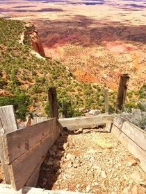 A chute to nowhere at Abandoned Uranium Mine in Arizona