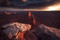 A cigarette commercial made this spot popular but its now known for spectacular sunsets - Canyonlands National Park 