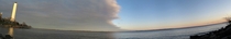 A cloud front passing over the northeastern end of Lake Ontario 