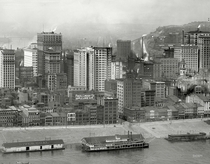 A cluster of early skyscrapers in Pittsburgh Pennsylvania  x-post from rHistoryPorn 