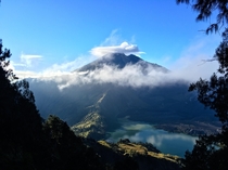 A  day hike to the summit with some stunning vistas along the way Mt Rinjani Lombok Indonesia 
