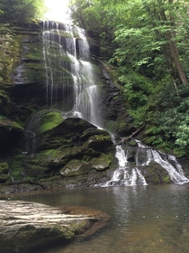 A Deceivingly Tall Waterfall in Western North Carolina 