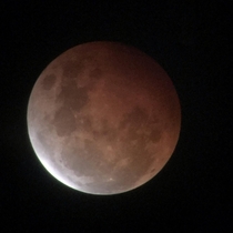 A decent photo I took during the Partial lunar eclipse in sydney