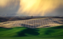A Distant storm in the Palouse 