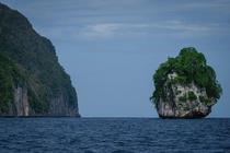 A floating Island Palawan Philippines 