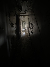 A forgotten hallway in a forgotten school